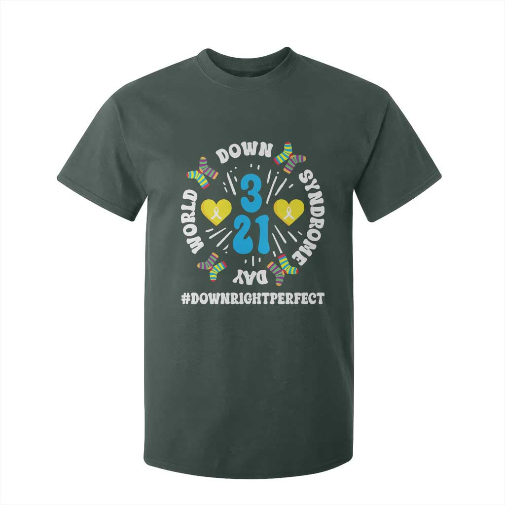 World Down Syndrome Day T Shirt For Kid 321 Support Blue Yellow Ribbon