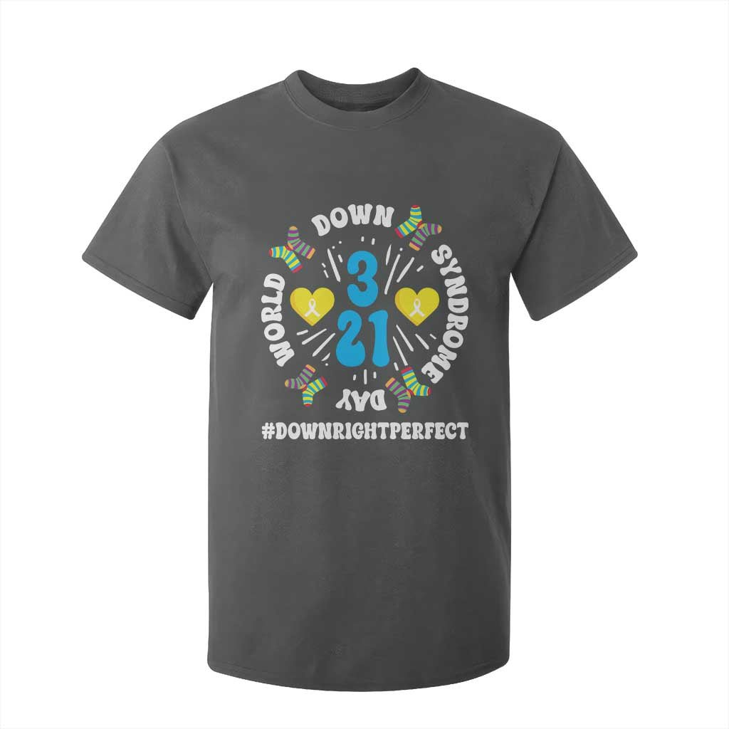 World Down Syndrome Day T Shirt For Kid 321 Support Blue Yellow Ribbon