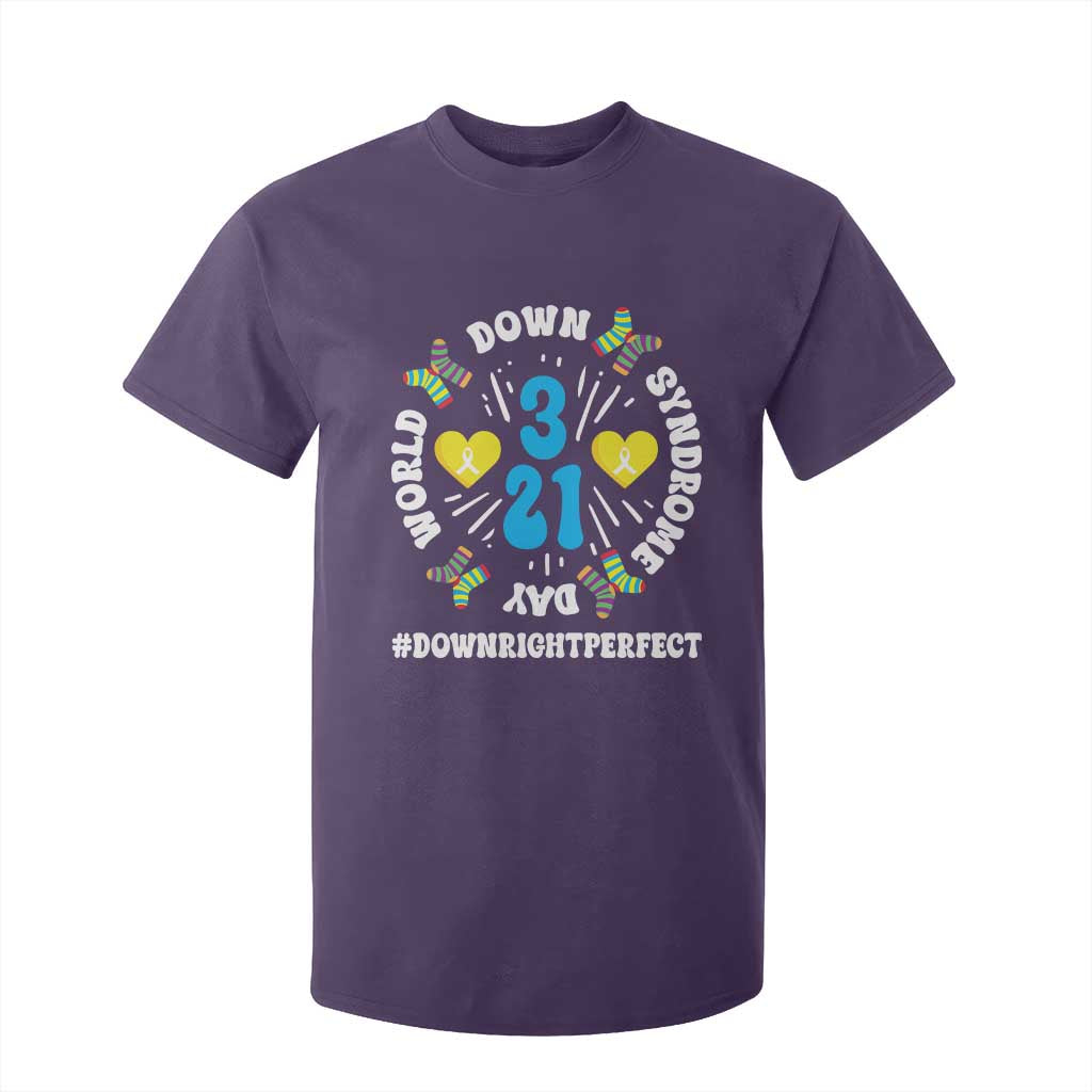 World Down Syndrome Day T Shirt For Kid 321 Support Blue Yellow Ribbon