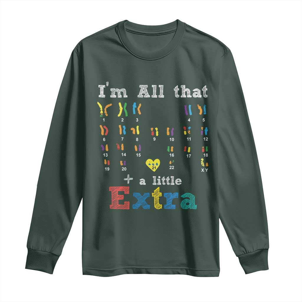 World Down Syndrome Day Long Sleeve Shirt 321 Support All That Little Extra T21