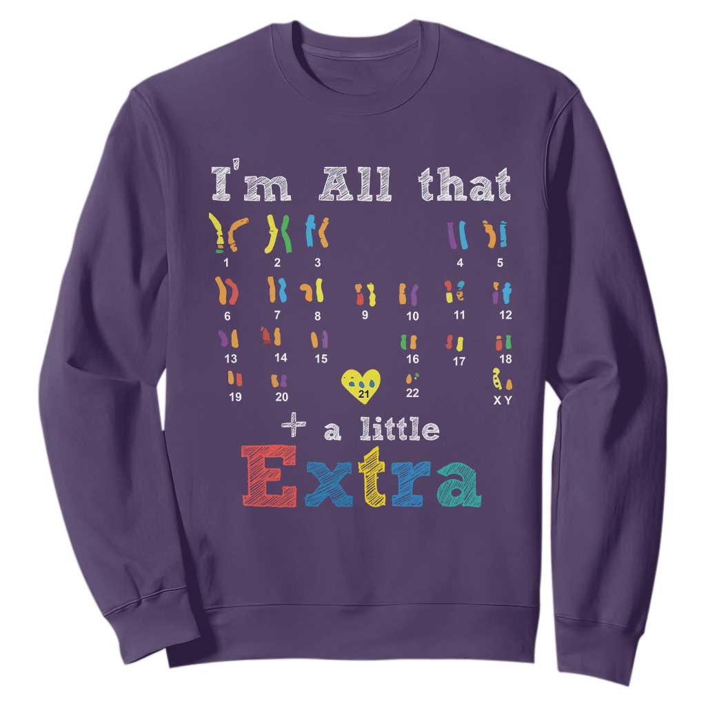 World Down Syndrome Day Sweatshirt 321 Support All That Little Extra T21