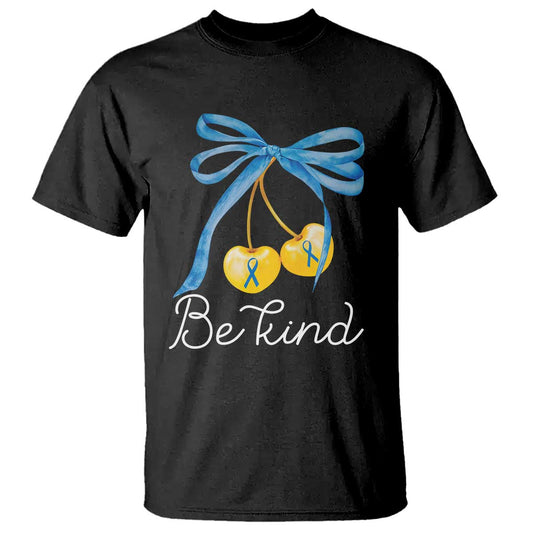 world-down-syndrome-day-t-shirt-blue-yellow-cherry-bow-coquette-be-kind