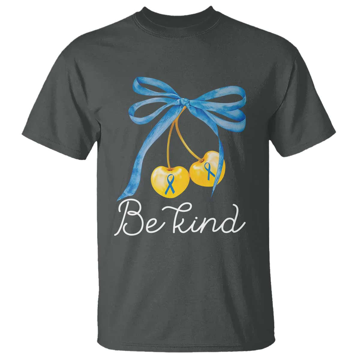 world-down-syndrome-day-t-shirt-blue-yellow-cherry-bow-coquette-be-kind