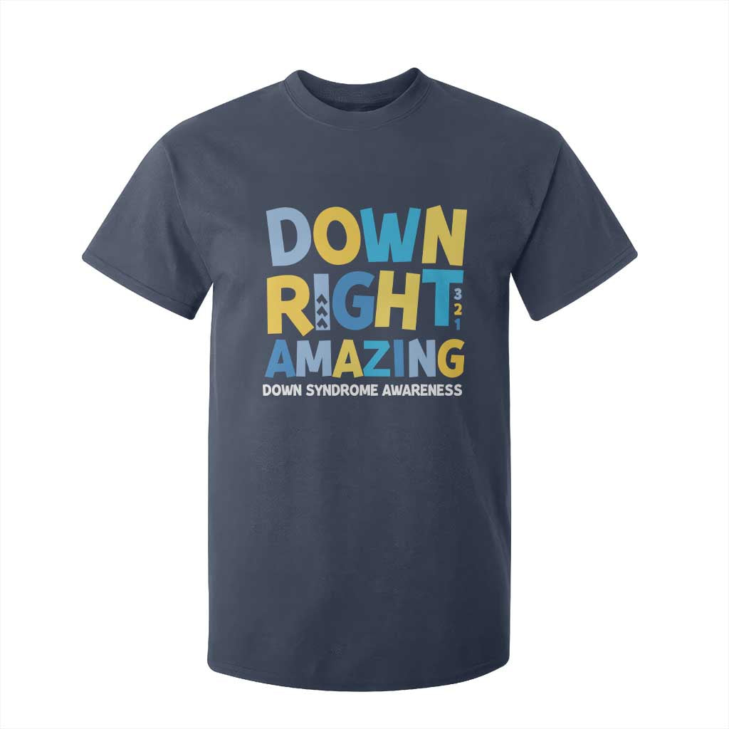 World Down Syndrome Day T Shirt For Kid 321 Support Down Right Amazing Three Arrows