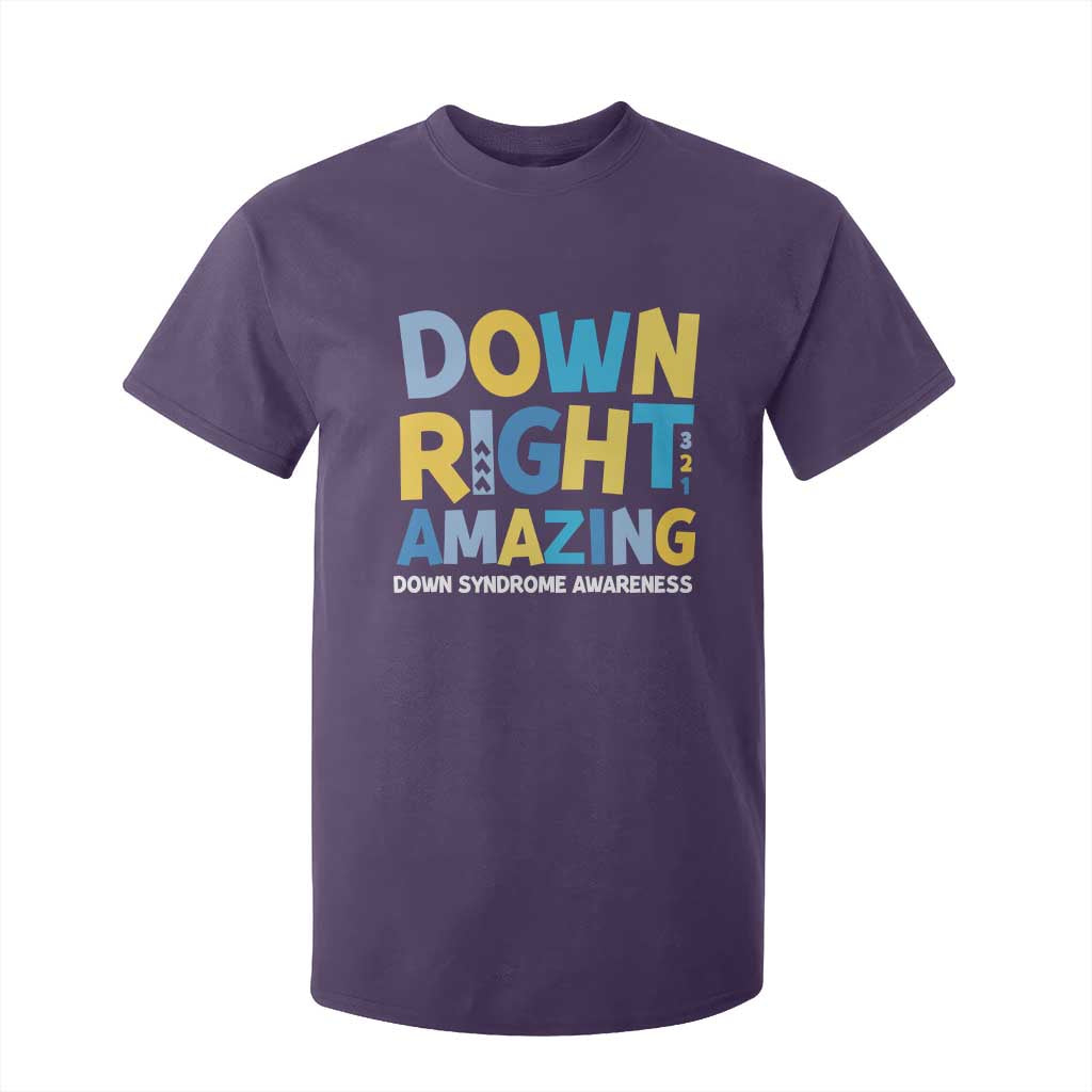 World Down Syndrome Day T Shirt For Kid 321 Support Down Right Amazing Three Arrows