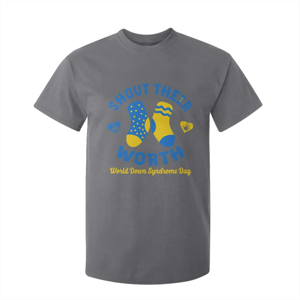 World Down Syndrome Day T Shirt For Kid 321 Support Shout Their Worth