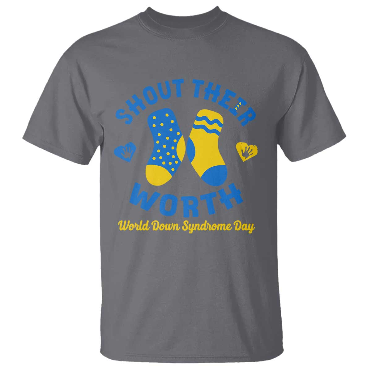 World Down Syndrome Day T Shirt 321 Support Shout Their Worth
