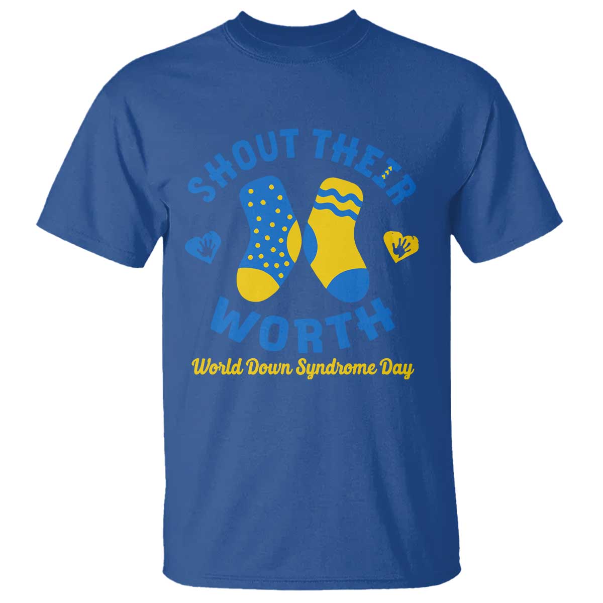 World Down Syndrome Day T Shirt 321 Support Shout Their Worth