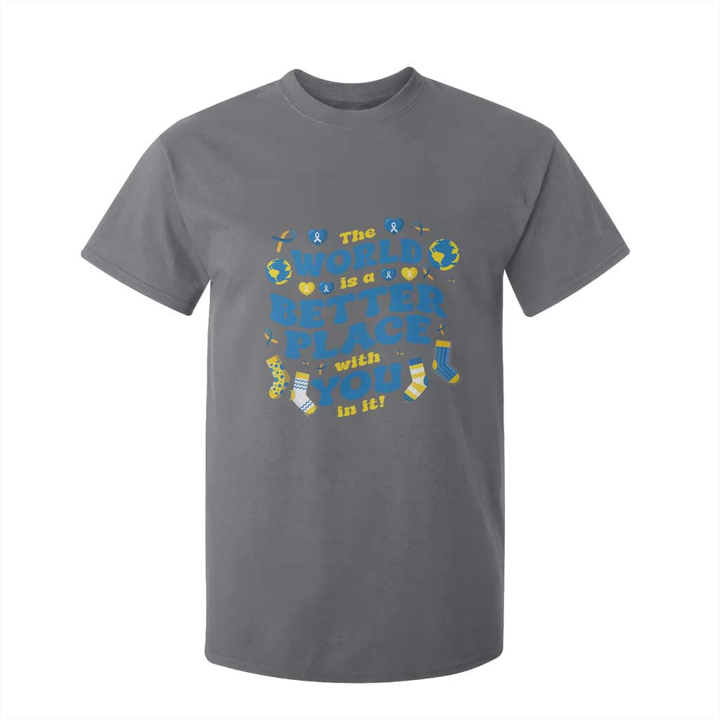 World Down Syndrome Day T Shirt For Kid 321 Support The World Is Better With You