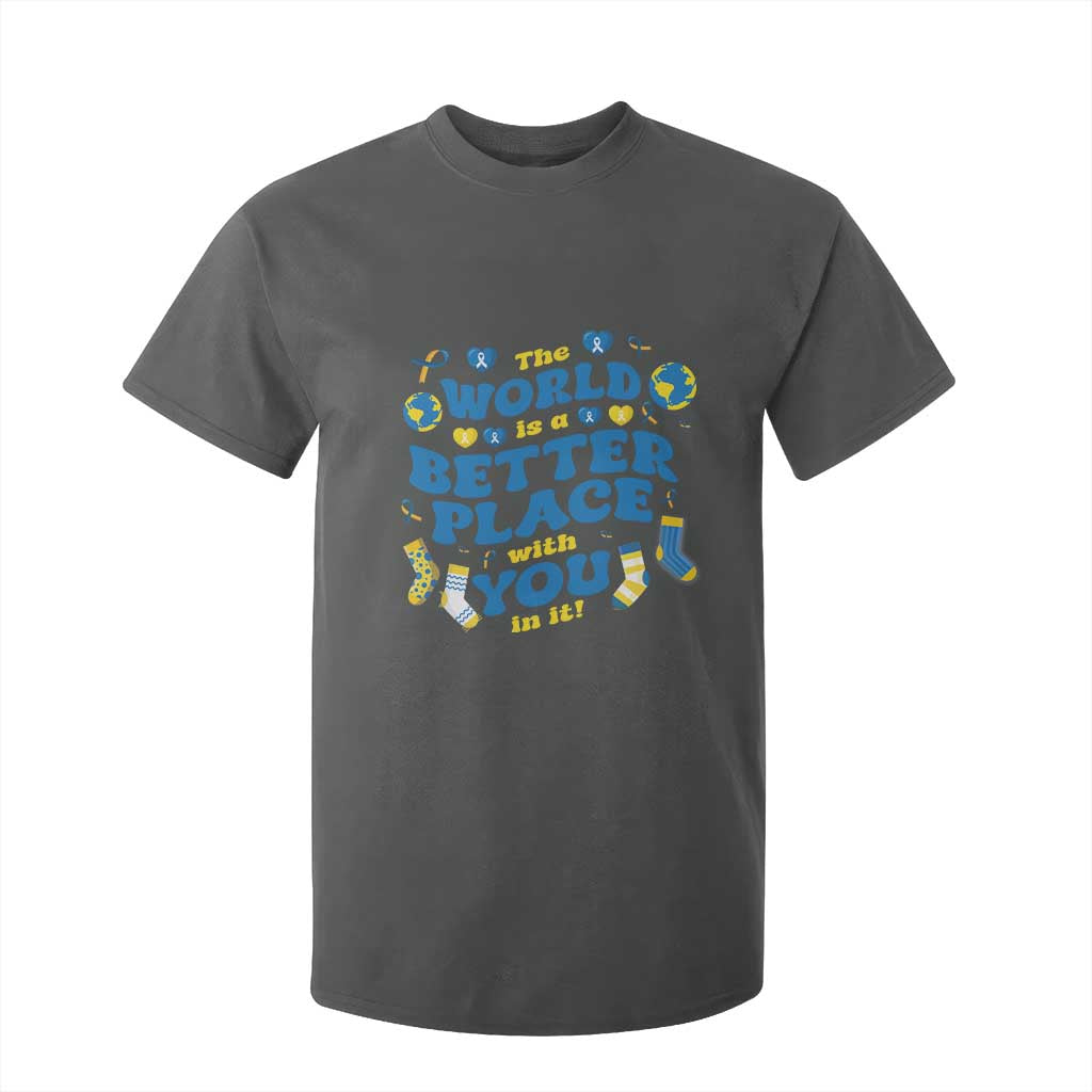World Down Syndrome Day T Shirt For Kid 321 Support The World Is Better With You