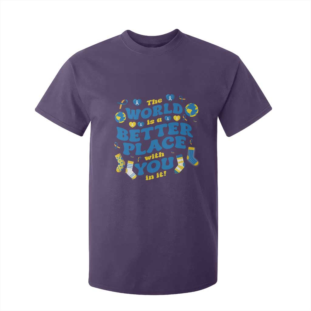 World Down Syndrome Day T Shirt For Kid 321 Support The World Is Better With You