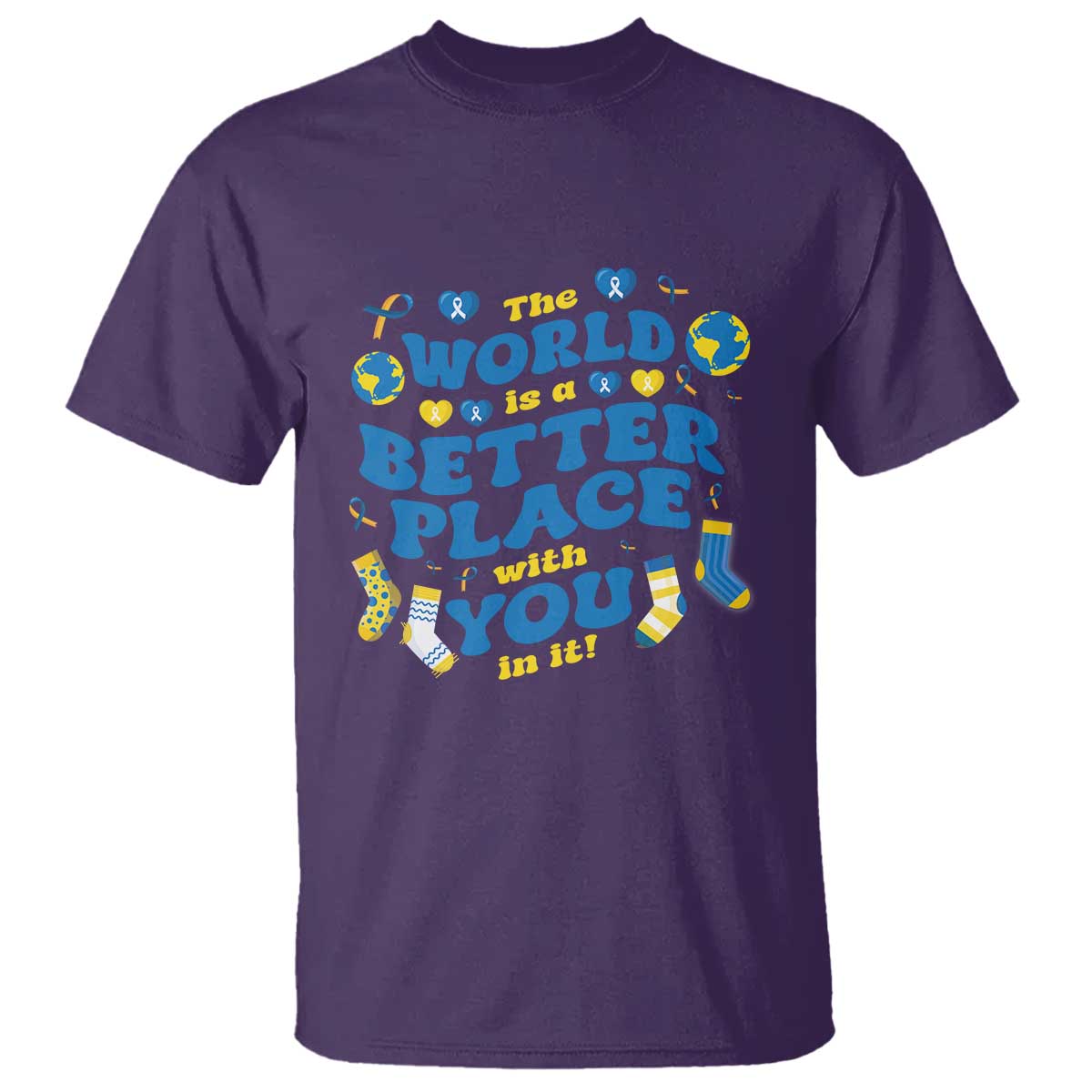 World Down Syndrome Day T Shirt 321 Support The World Is Better With You