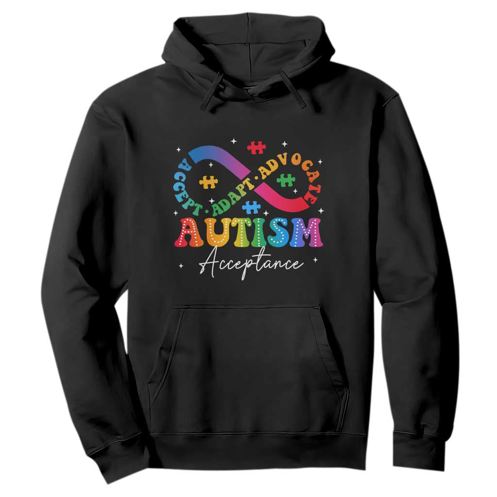 Autism Support Acceptance Hoodie Infinity Symbol Neurodiversity