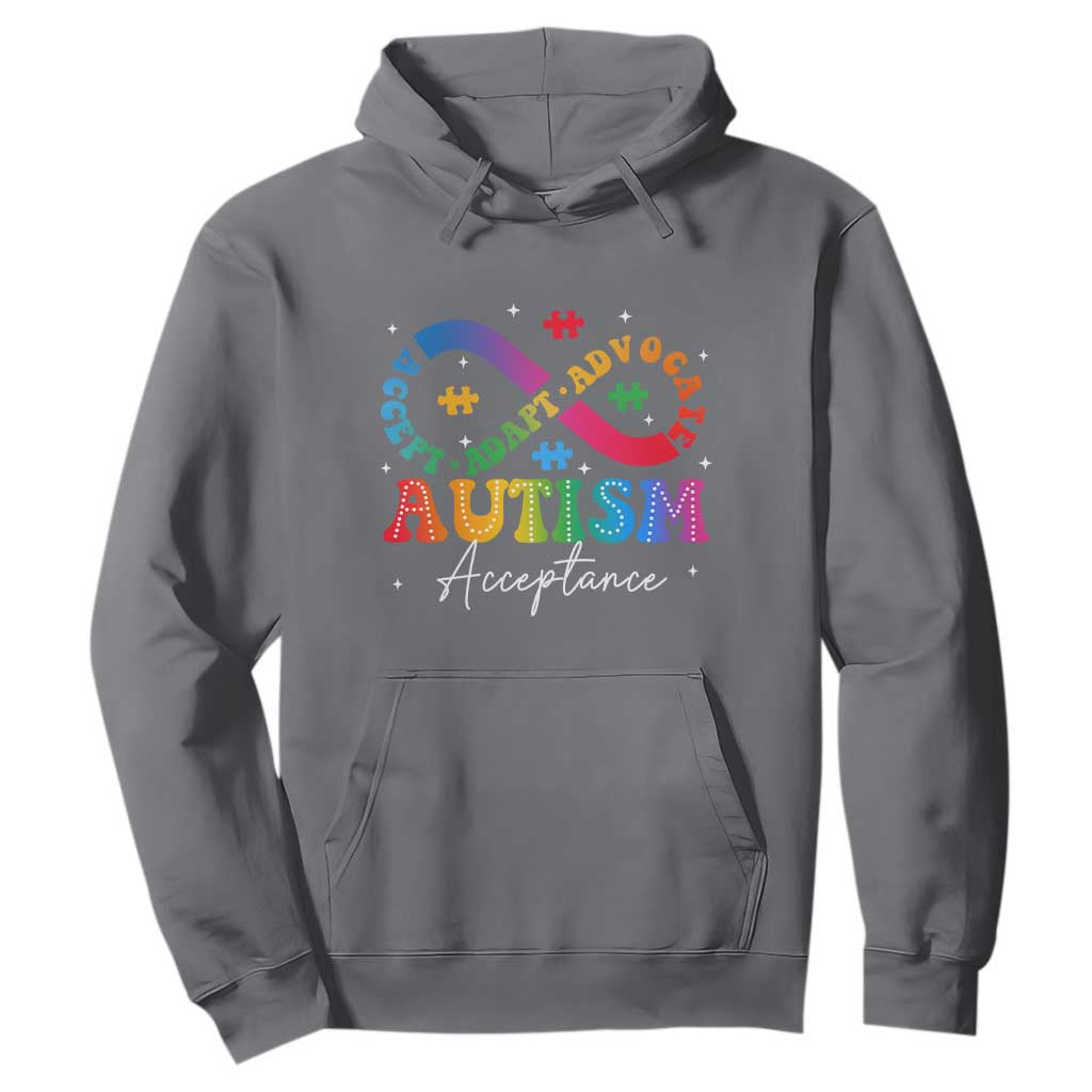 Autism Support Acceptance Hoodie Infinity Symbol Neurodiversity