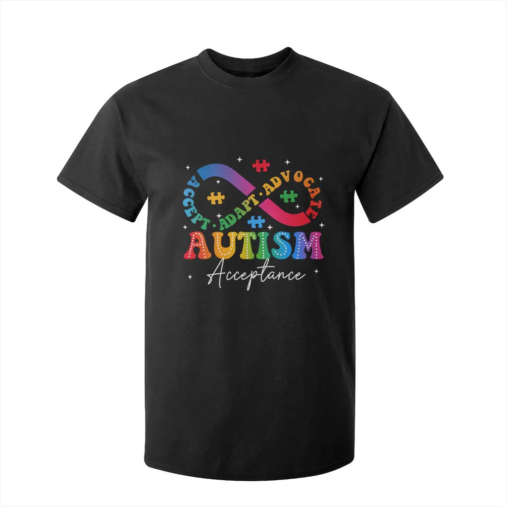 Autism Support Acceptance T Shirt For Kid Infinity Symbol Neurodiversity