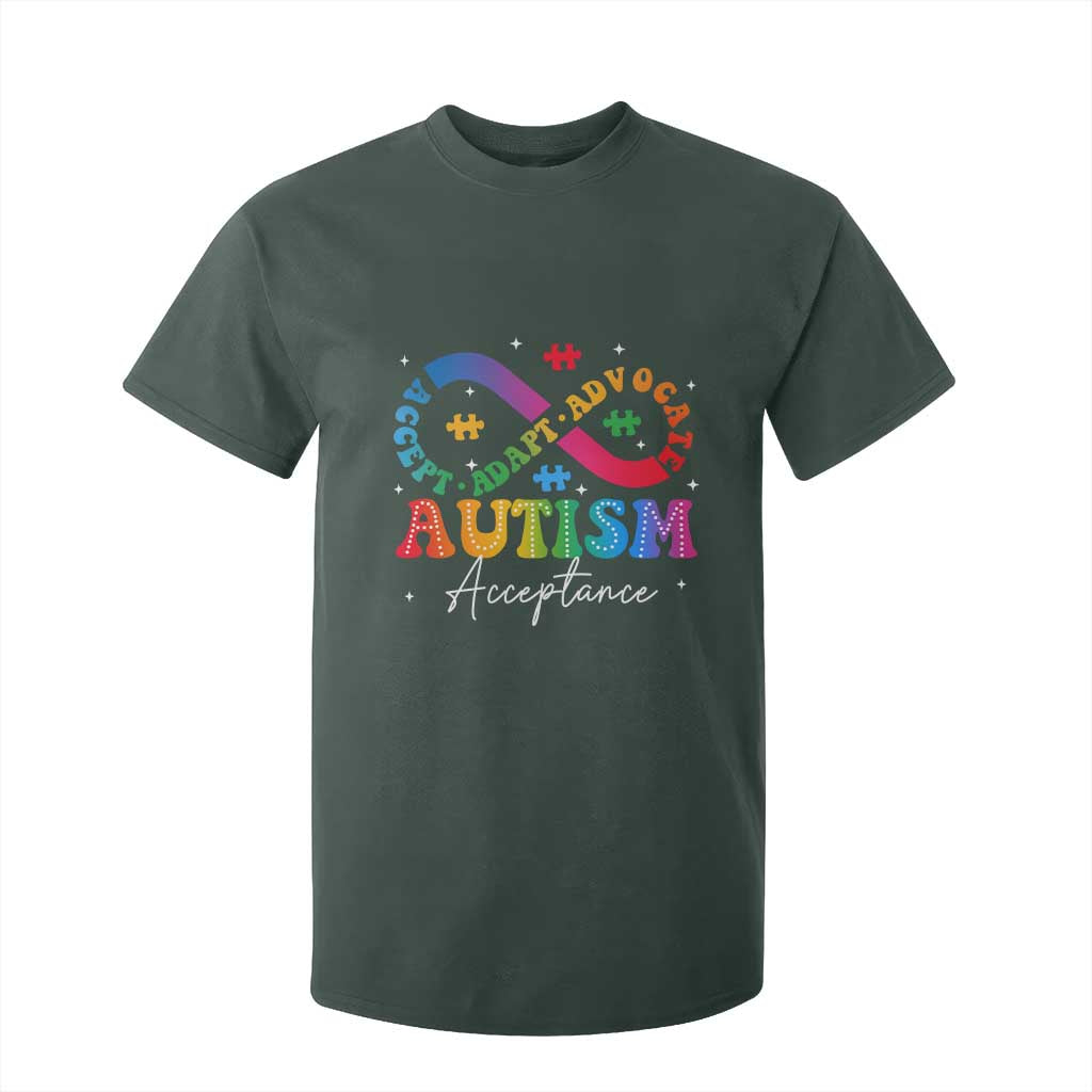 Autism Support Acceptance T Shirt For Kid Infinity Symbol Neurodiversity
