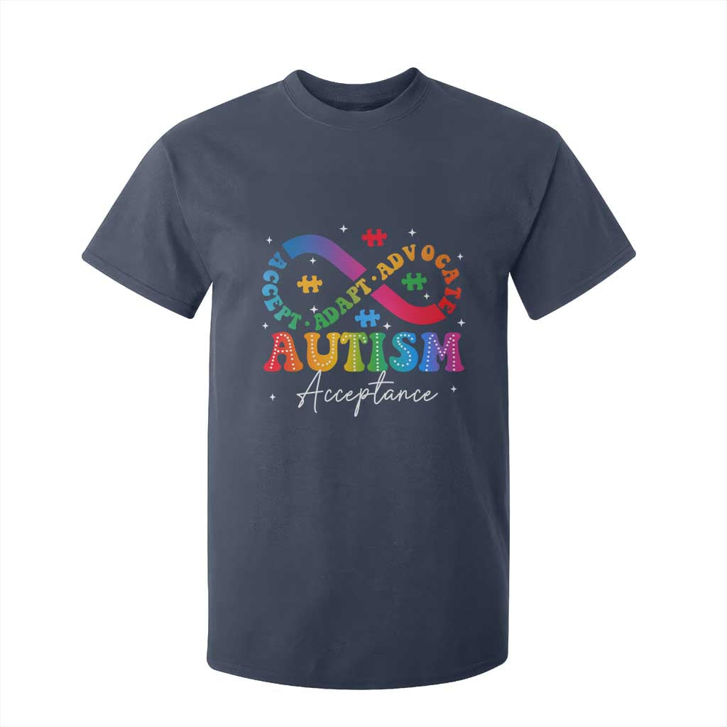 Autism Support Acceptance T Shirt For Kid Infinity Symbol Neurodiversity