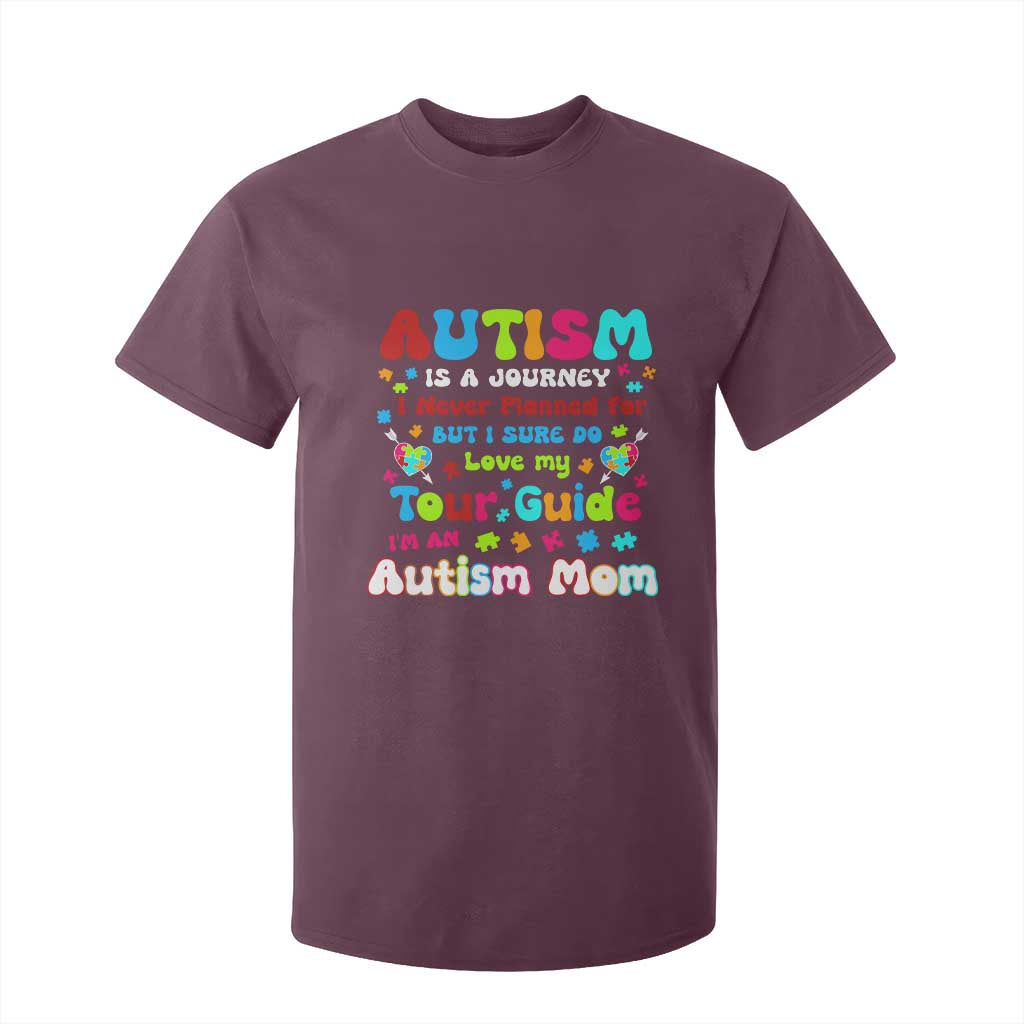 Autism Mom's Journey T Shirt For Kid