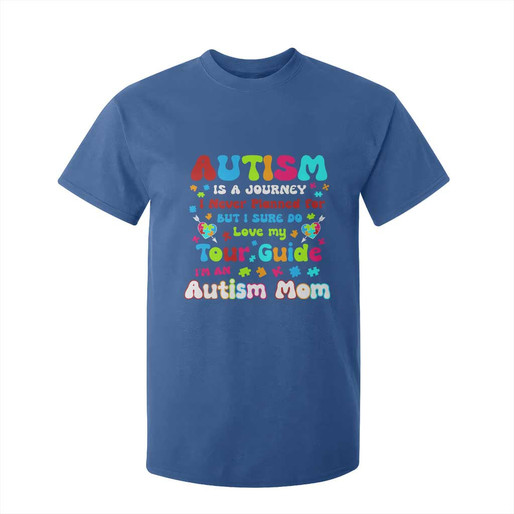 Autism Mom's Journey T Shirt For Kid