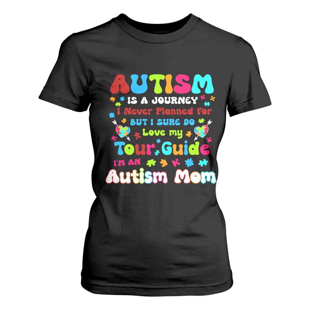Autism Mom's Journey T Shirt For Women