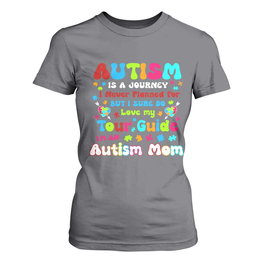 Autism Mom's Journey T Shirt For Women