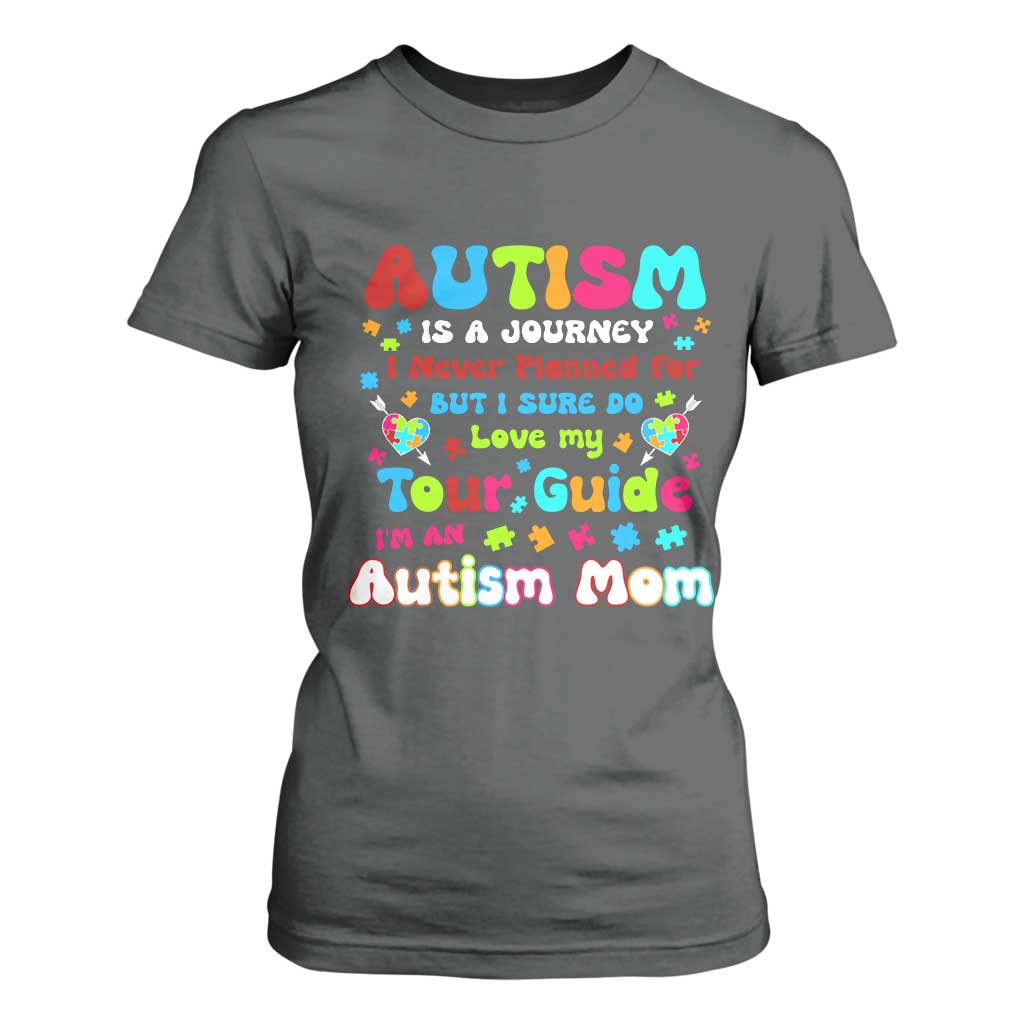 Autism Mom's Journey T Shirt For Women