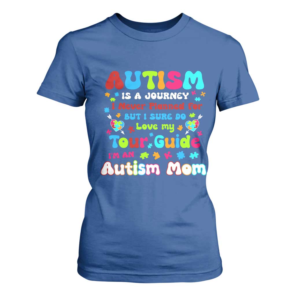 Autism Mom's Journey T Shirt For Women