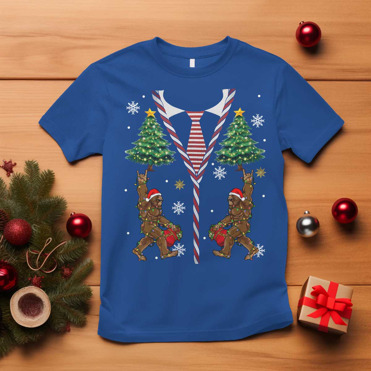 funny-bigfoot-christmas-t-shirt-bigfoot-santa-hat-ugly-xmas-sasquatch-loves