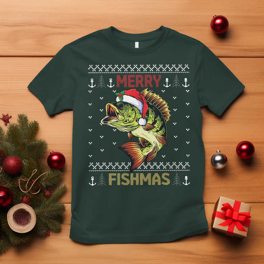 fishing-christmas-t-shirt-merry-fishmas-bass-fish-ugly-sweater