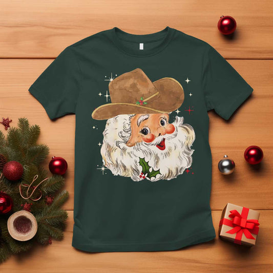 christmas-cowboy-t-shirt-santa-claus-vintage-90s-western-country-music-outfit