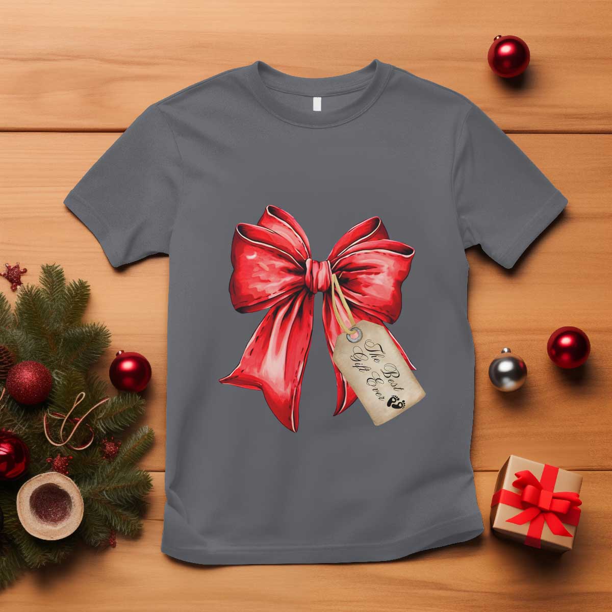 christmas-pregnancy-announcement-t-shirt-coquette-bow-xmas-maternity-gift