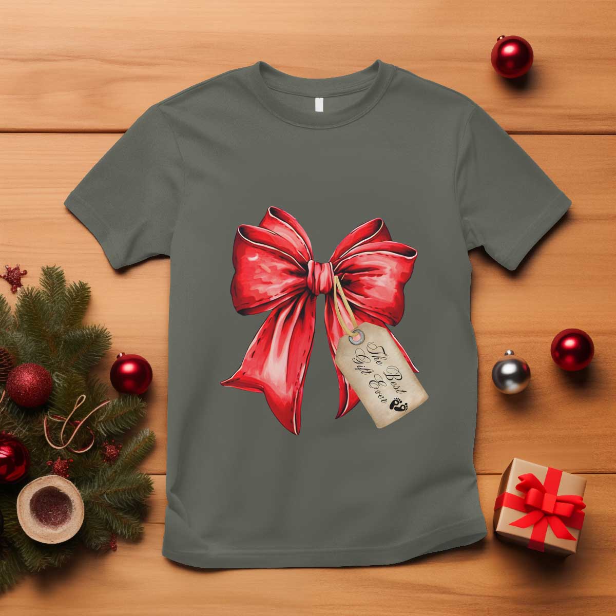 christmas-pregnancy-announcement-t-shirt-coquette-bow-xmas-maternity-gift