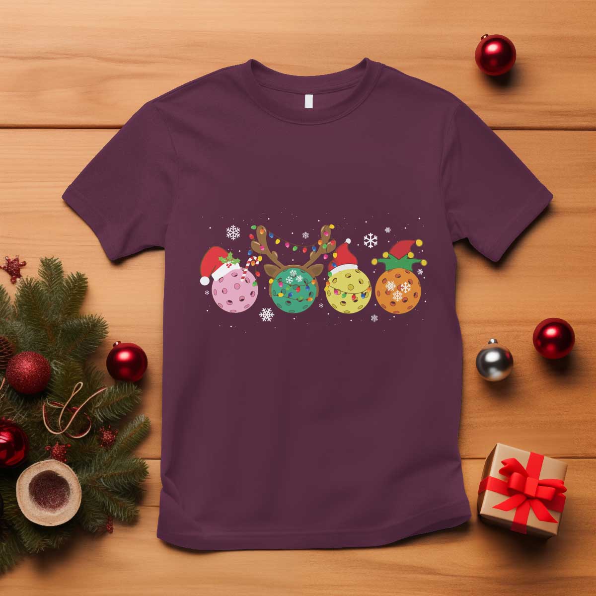funny-pickleball-lover-christmas-t-shirt