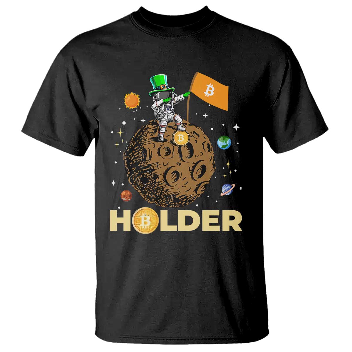 st-patricks-day-bitcoin-astronaut-t-shirt-lucky-shamrock-leprechaun-btc-crypto-to-the-moon