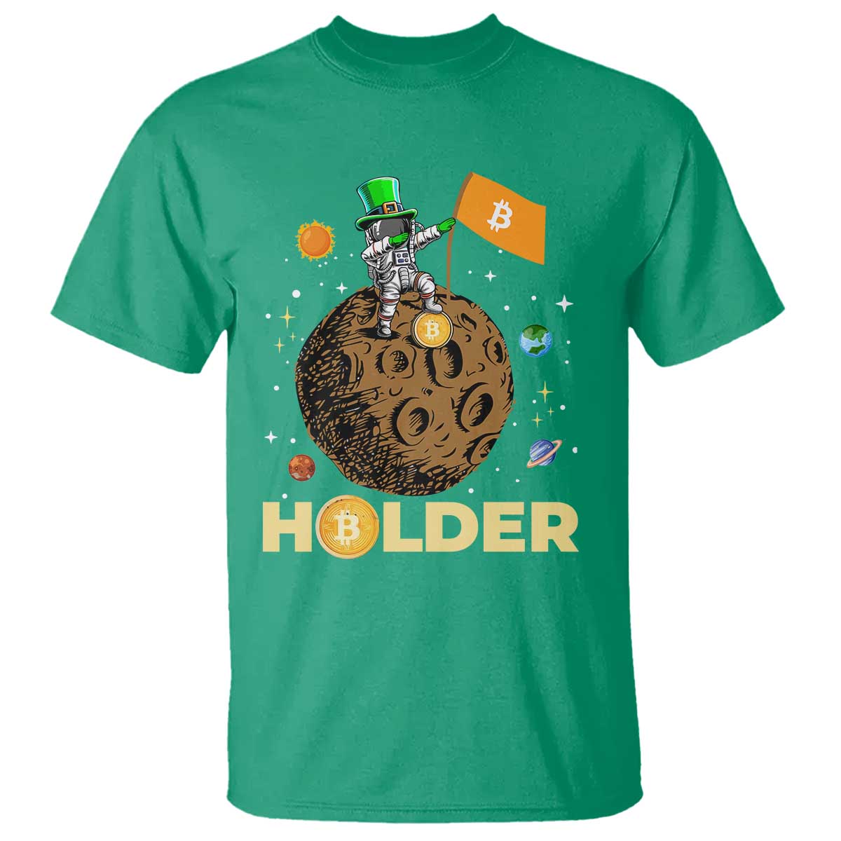 st-patricks-day-bitcoin-astronaut-t-shirt-lucky-shamrock-leprechaun-btc-crypto-to-the-moon