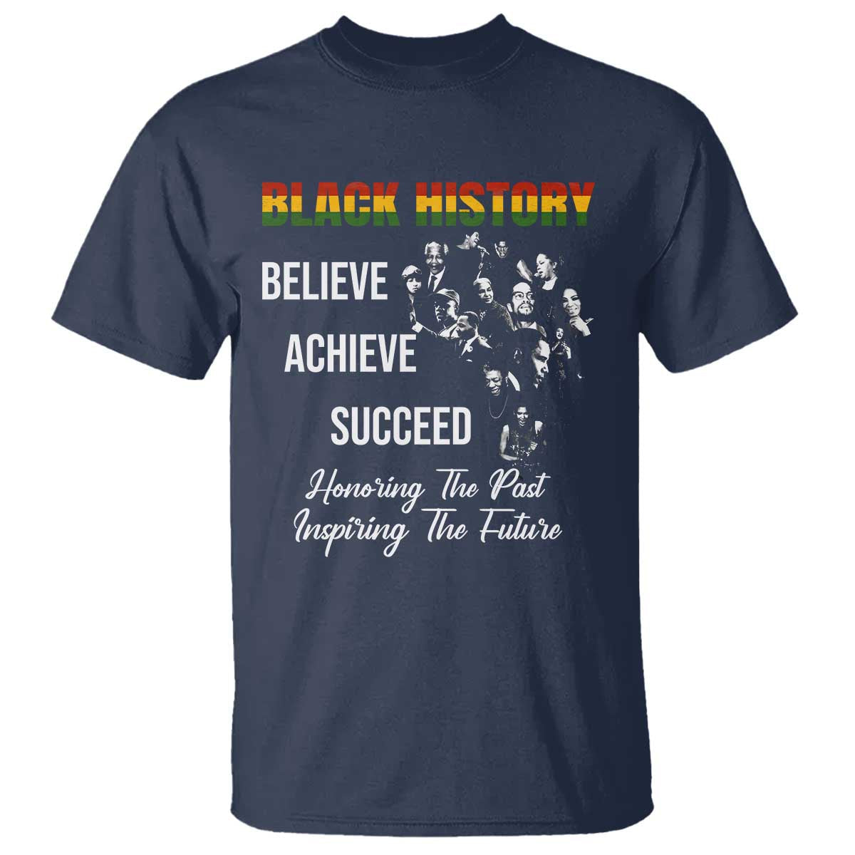 honoring-past-inspiring-future-black-history-month-t-shirt