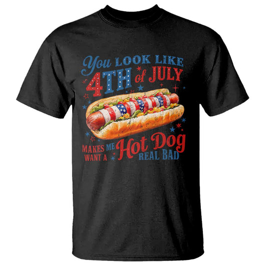 you-look-like-4th-of-july-hot-dog-t-shirt-funny-patriotic-food-meme