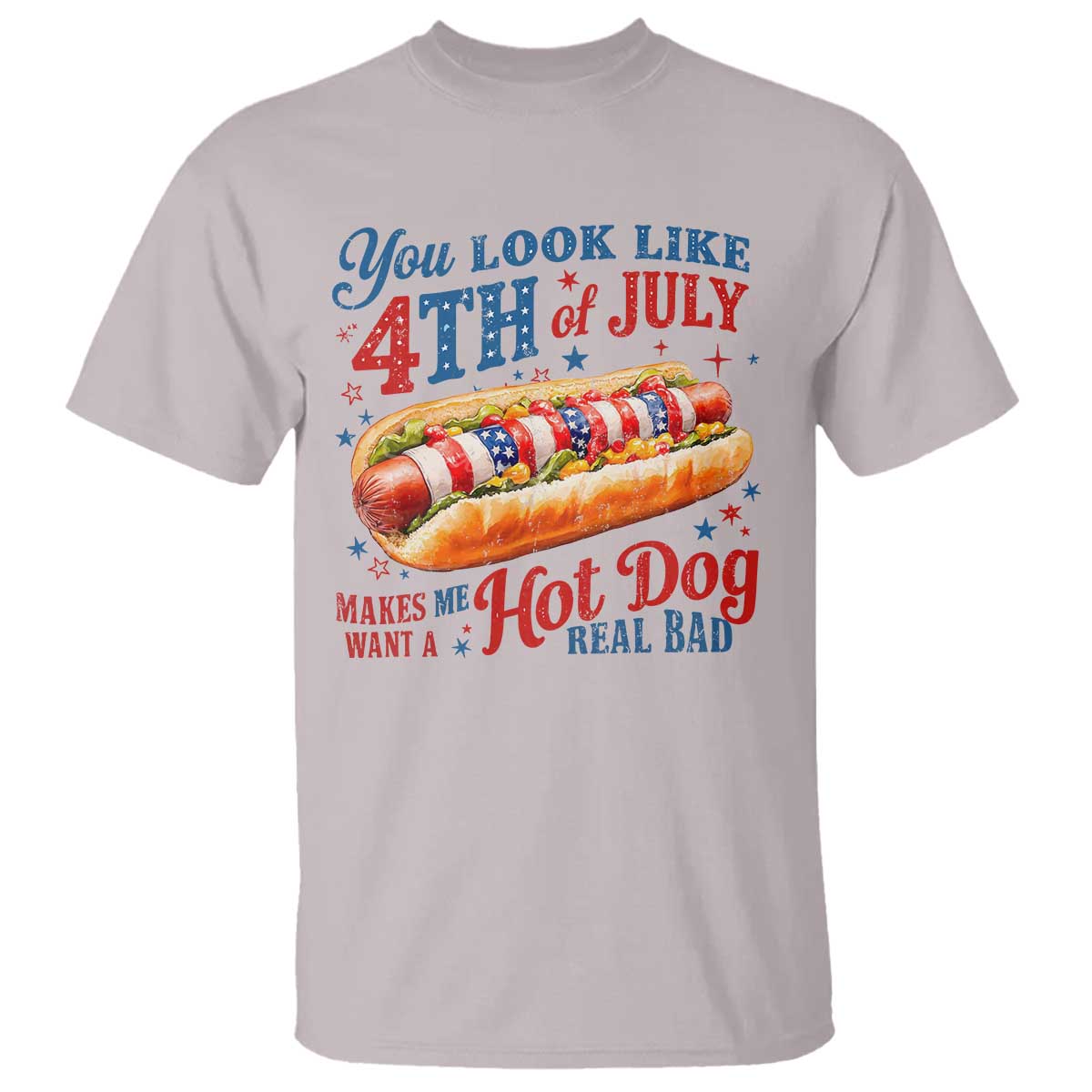 you-look-like-4th-of-july-hot-dog-t-shirt-funny-patriotic-food-meme
