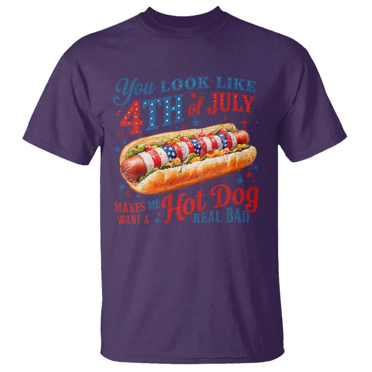 you-look-like-4th-of-july-hot-dog-t-shirt-funny-patriotic-food-meme
