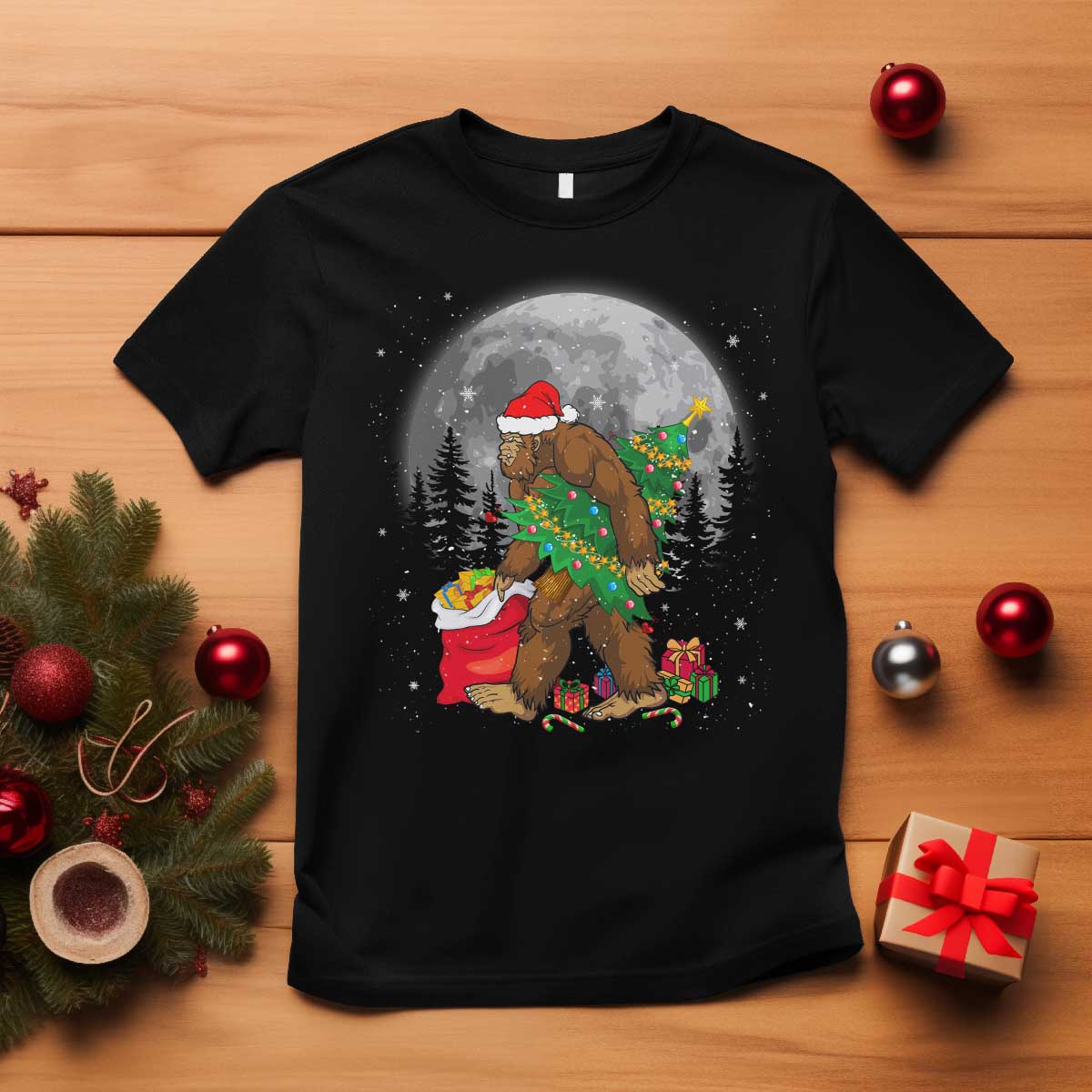 bigfoot-christmas-tree-lights-t-shirt-believe-xmas-sasquatch-lovers-ugly-gift