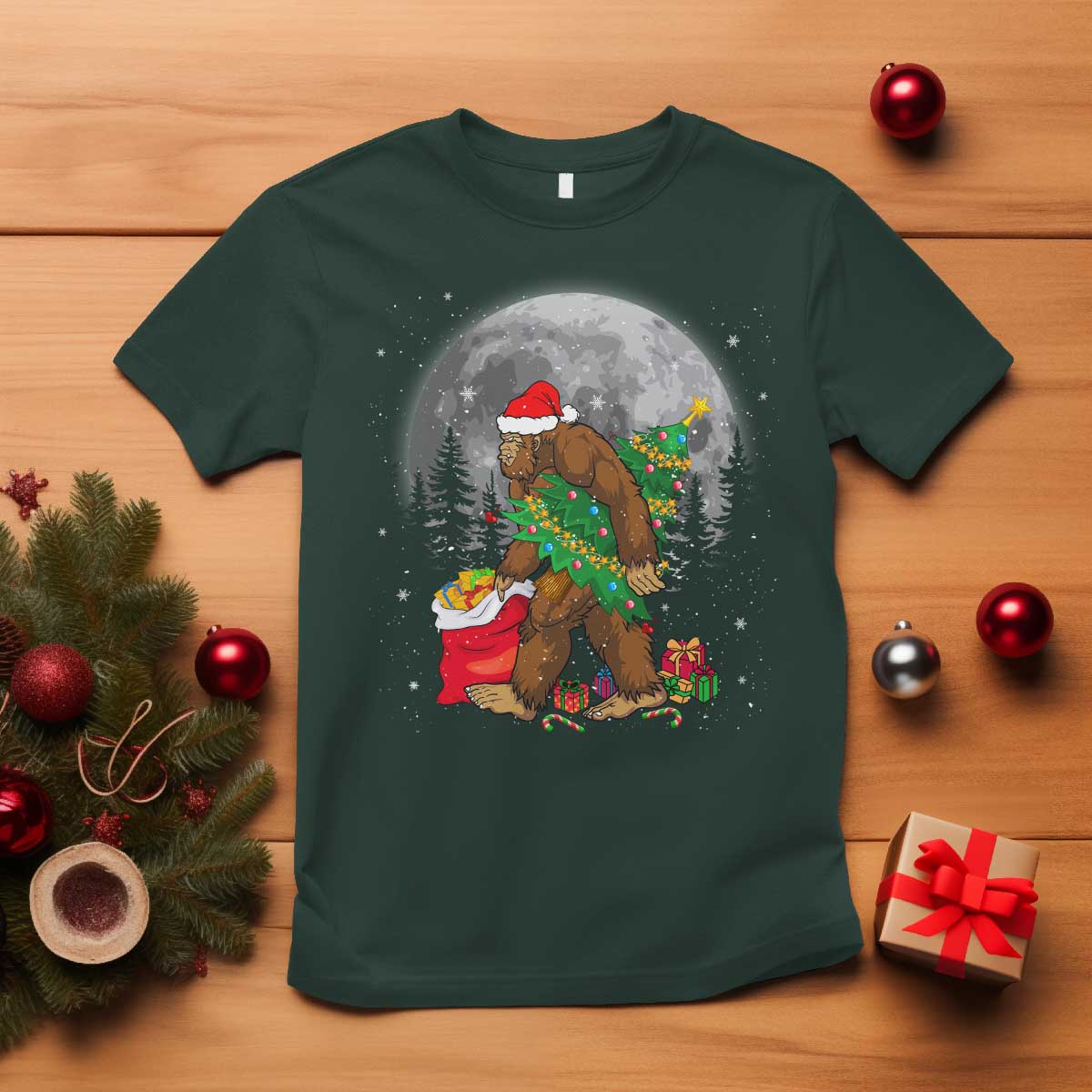 bigfoot-christmas-tree-lights-t-shirt-believe-xmas-sasquatch-lovers-ugly-gift