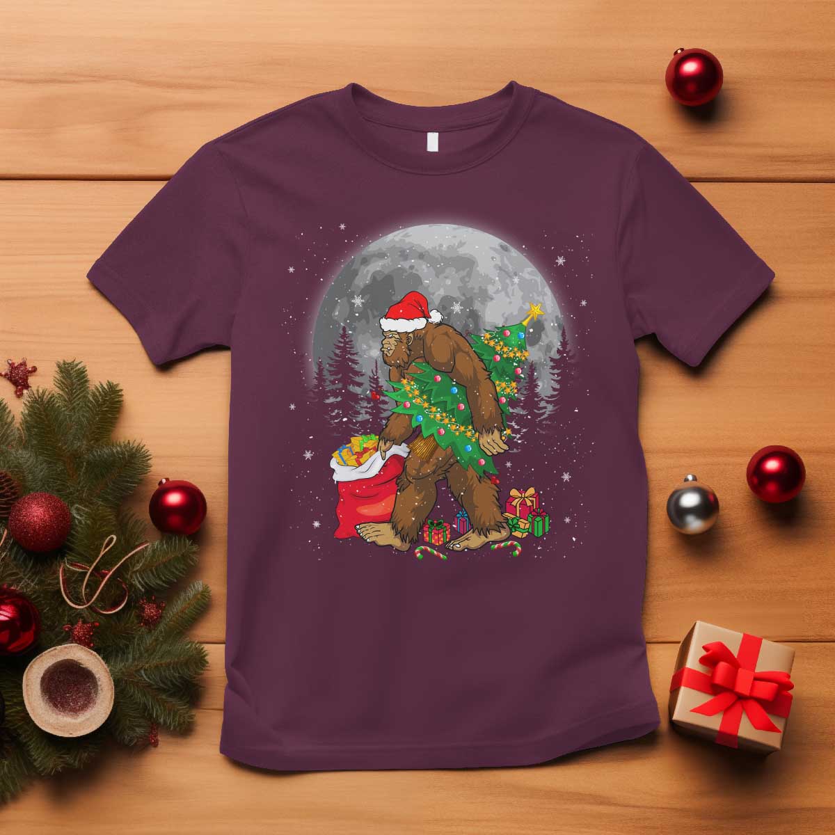 bigfoot-christmas-tree-lights-t-shirt-believe-xmas-sasquatch-lovers-ugly-gift