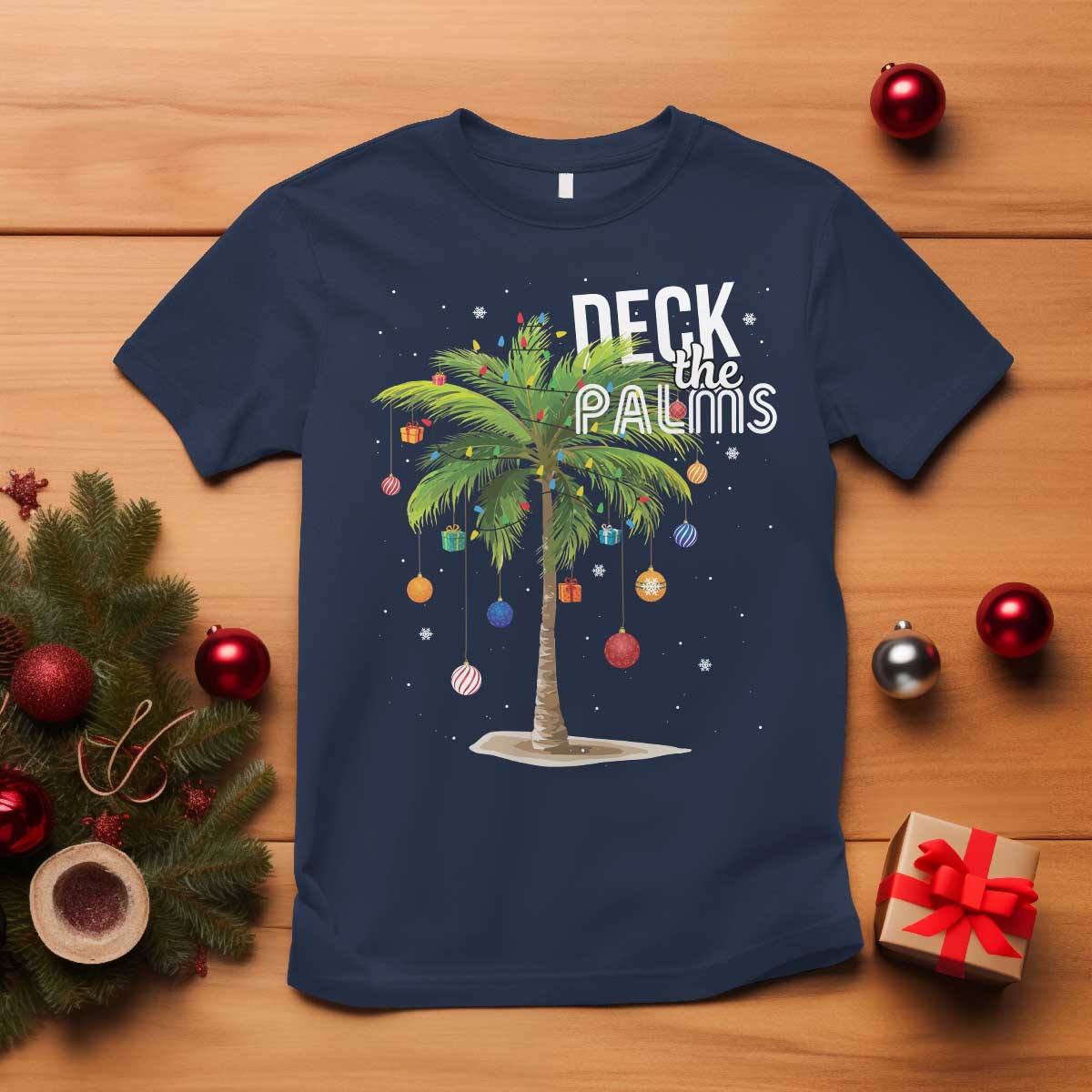 hawaiian-christmas-t-shirt-deck-the-palms-christmas-palm-tree-beach-family-vacation