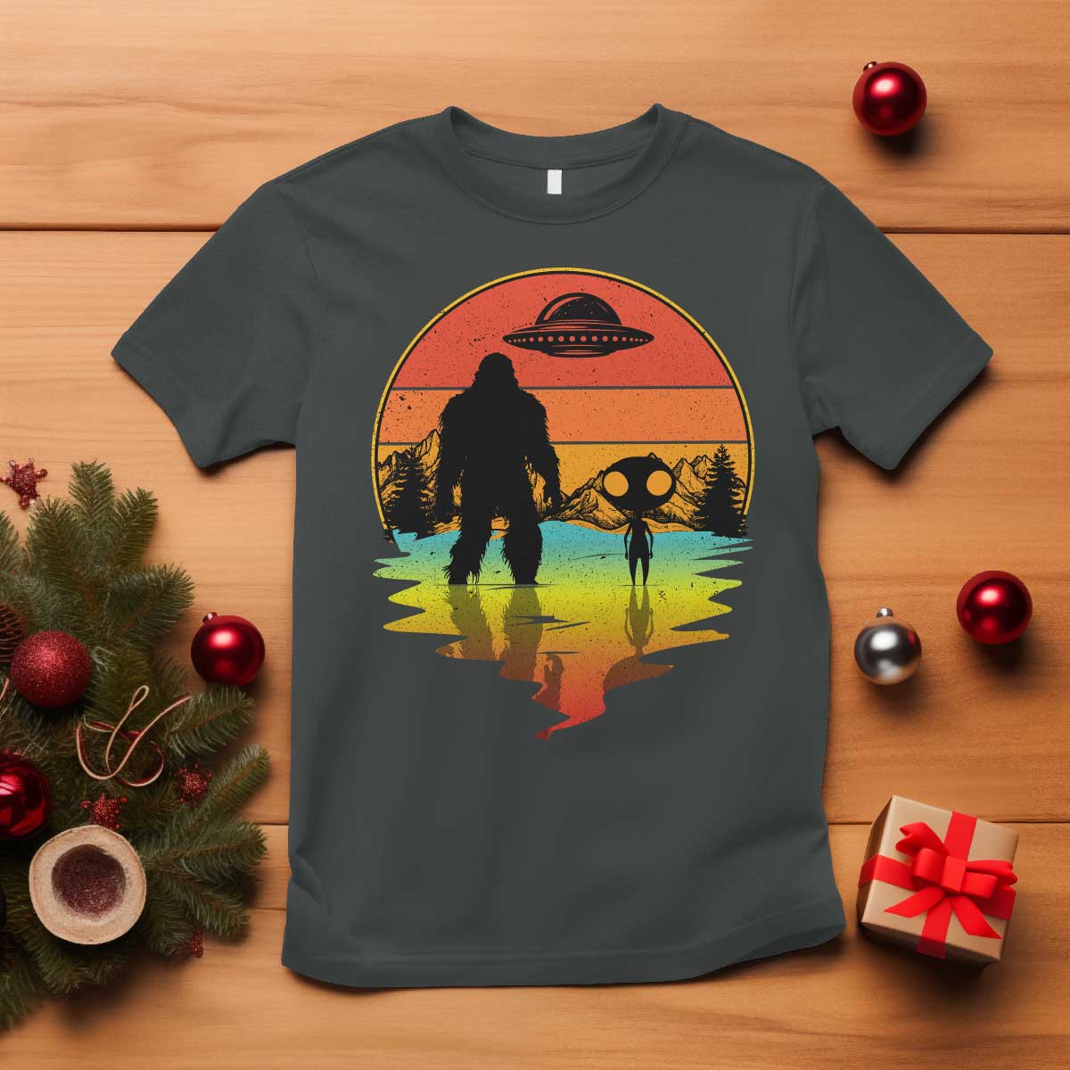 funny-bigfoot-christmas-t-shirt-believe-bigfoot-alien-santa-hat-sasquatch-loves