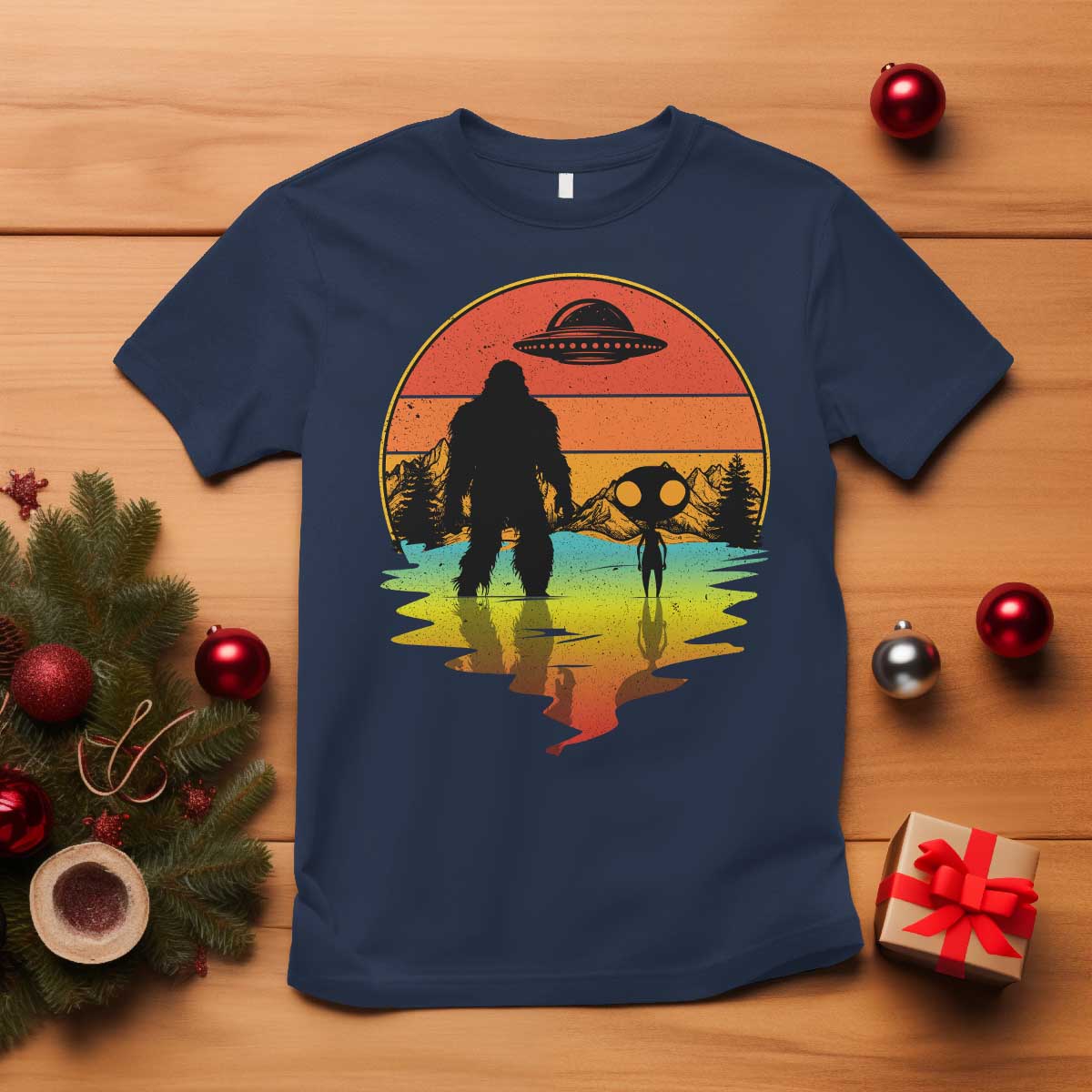 funny-bigfoot-christmas-t-shirt-believe-bigfoot-alien-santa-hat-sasquatch-loves