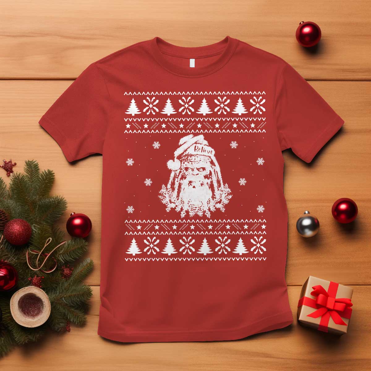 bigfoot-santa-claus-t-shirt-funny-ugly-xmas-sasquatch-lovers