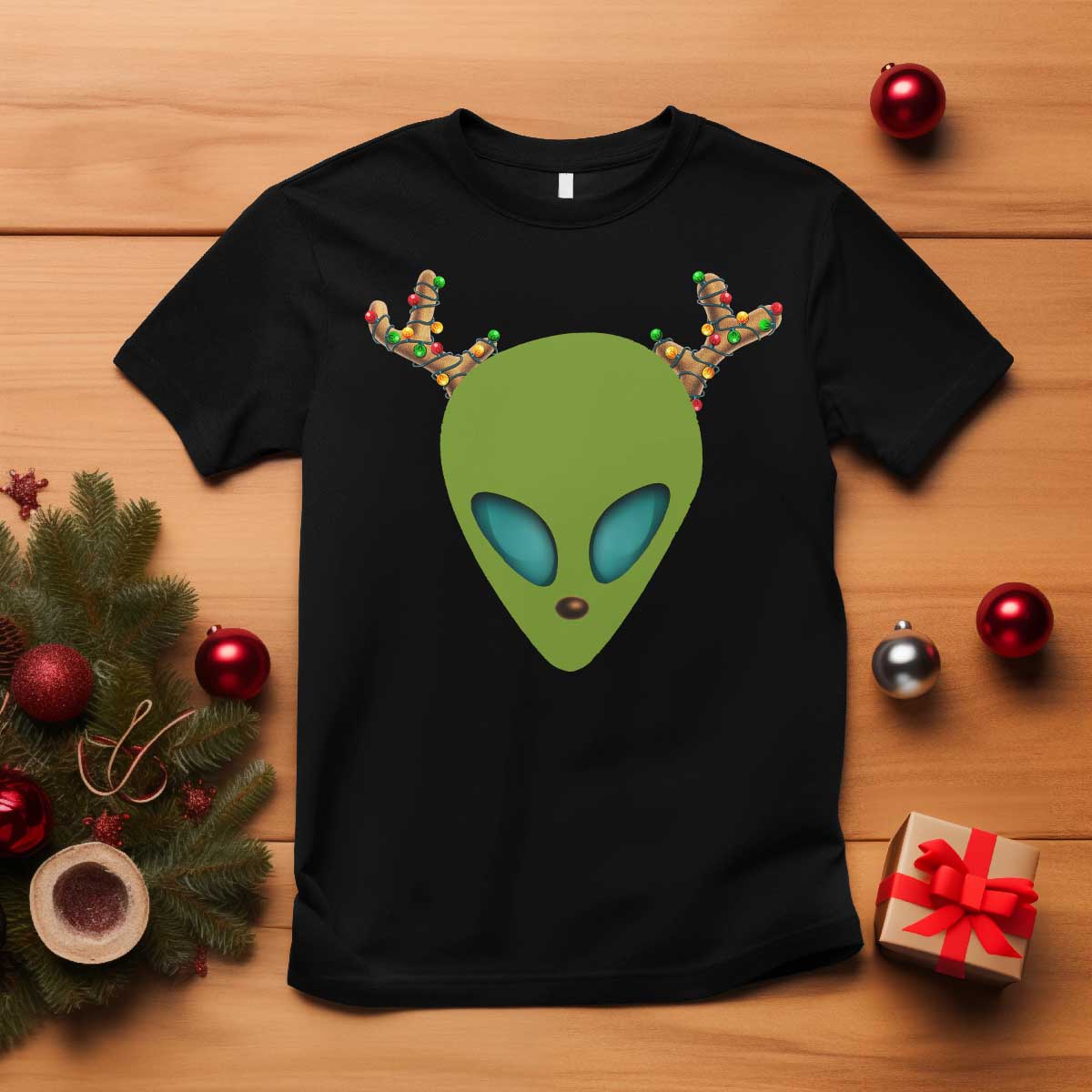 alien-christmas-t-shirt-funny-humans-arent-real-cute-ufo-gift