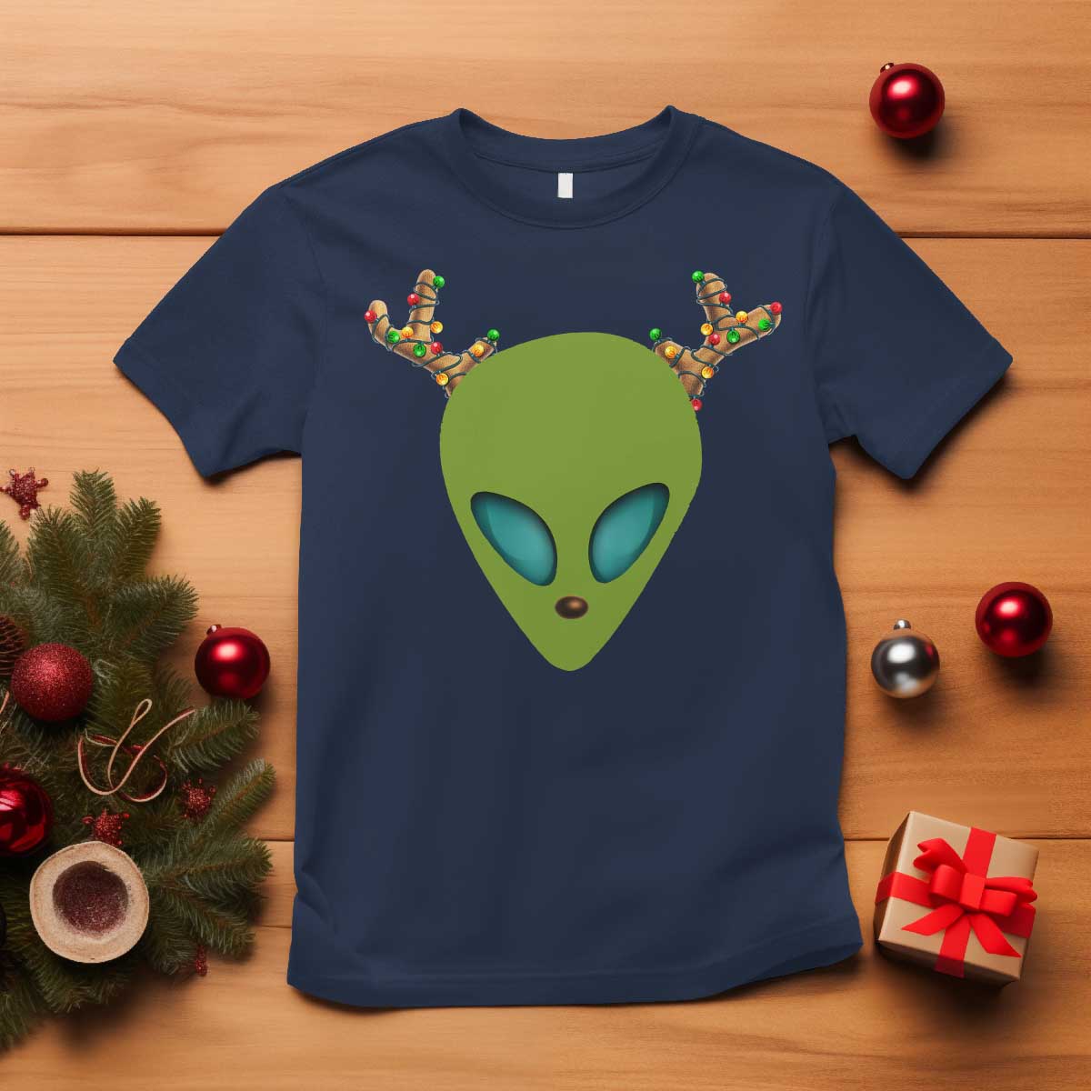 alien-christmas-t-shirt-funny-humans-arent-real-cute-ufo-gift