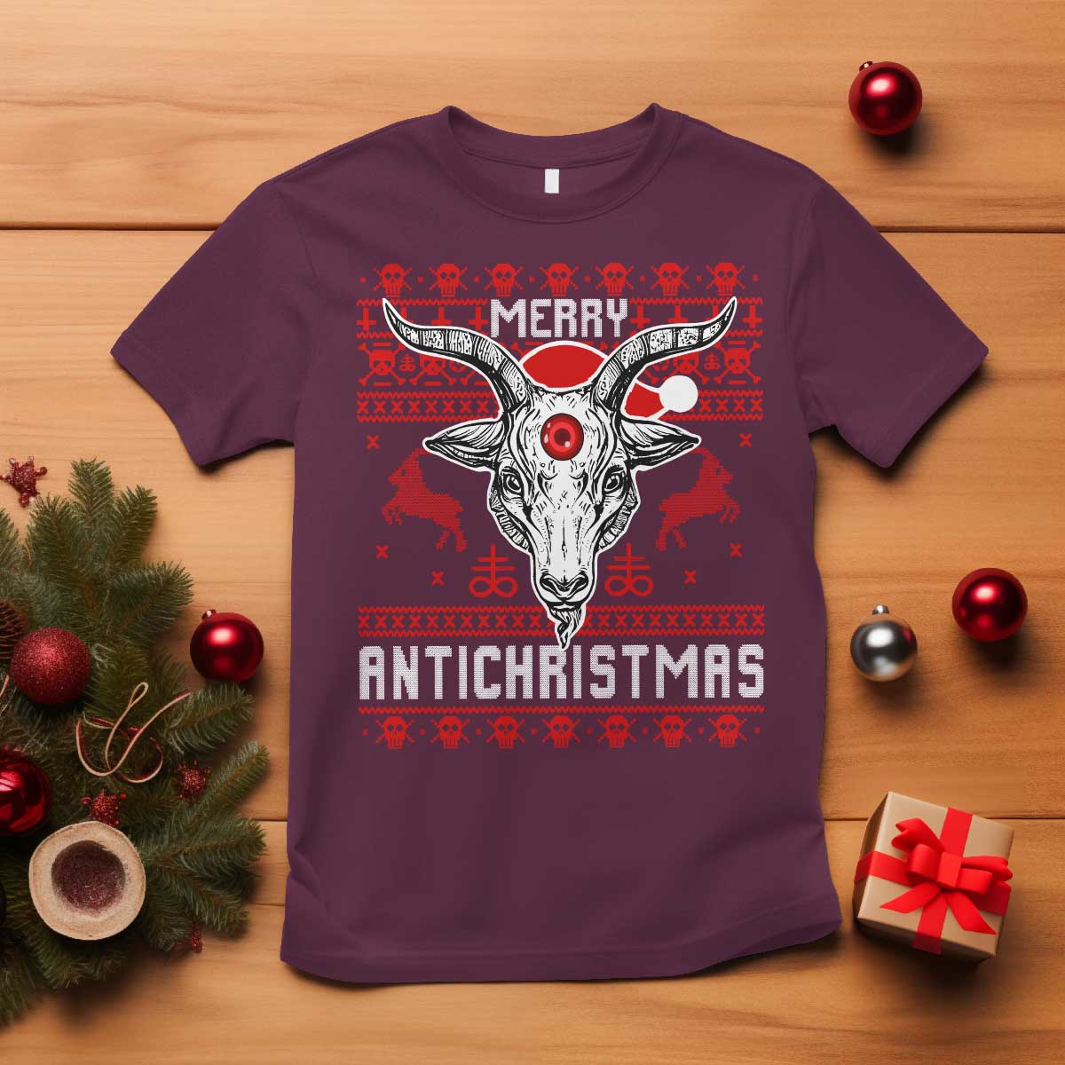 satan-claus-merry-antichristmas-t-shirt-pentagram-ugly-christmas-sweater-evil-pajama