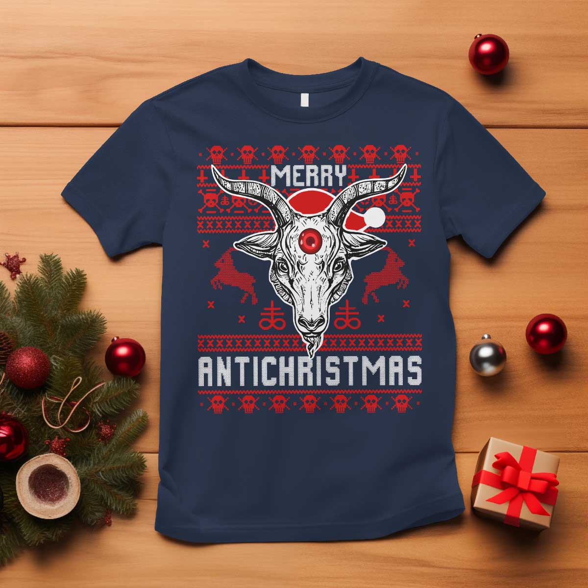 satan-claus-merry-antichristmas-t-shirt-pentagram-ugly-christmas-sweater-evil-pajama